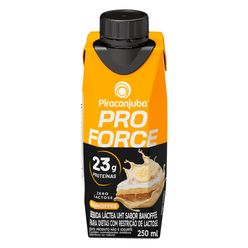Bebida Láctea PIRACANJUBA Pro Force Banoffee 23g de Proteínas Zero Lactose 250ml