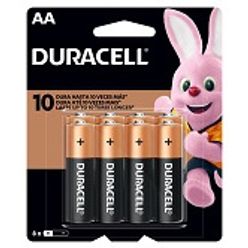 Pilha Duracell Aa Pequena Com 8 Unidades