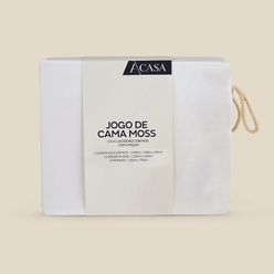 Jogo de Cama Casal Algodão Moss  180 Fios - A\CASA