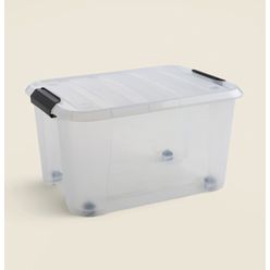 Caixa Organizadora com Trava Plástico Basic 15L - A\CASA