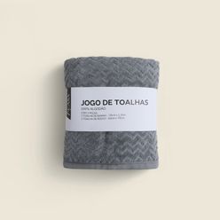 Jogo de Toalha 2 Peças Algodão Midelt - A\CASA