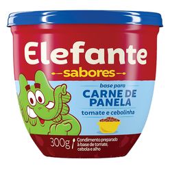 Extrato de Tomate ELEFANTE Sabores Base para Carne de Panela Tomate e Cebolinha 300g