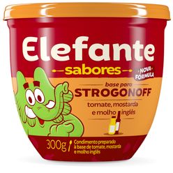 Extrato de Tomate ELEFANTE Sabores Base para Strogonoff Tomate,Mostarda e Molho Inglês 300g