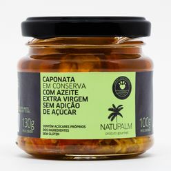 Caponata NATUPALM com Azeite Extra Virgem Sem Adição de Açúcar 130g