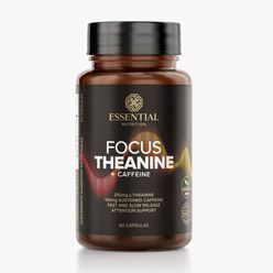 Suplemento ESSENTIAL Focus Theanine + Caffeine com 60 Cápsulas