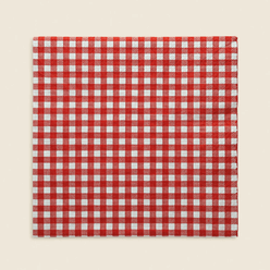 Guardanapo IMPORTADO Vichy Vermelho 33x33 Ref.: 200702