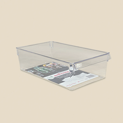Organizador EMHOUSE Plástico Clear 36x20 G Ref.: EP612