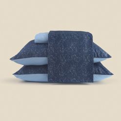 Jogo de Cama Solteiro Paisley - A\CASA