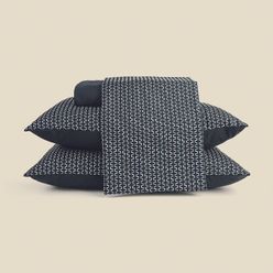 Jogo de Cama Solteiro Tint Preto - A\CASA