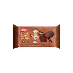 Bolo AMINNA Chef Paulinho Chocolate Sem Glúten e Sem Lactose 240g
