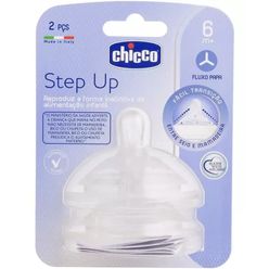 Bico CHICCO 6M+ Perfect 2 Unidades Fluxo Papa
