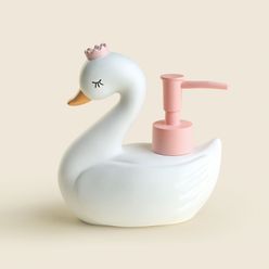 Porta Sabonete Líquido Swan Branco - A\BABY