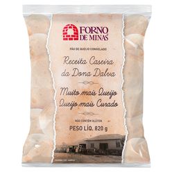 Pão de Queijo FORNO DE MINAS Receita Caseira da Dona Dalva Congelado 820g