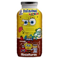 Iogurte BATAVINHO Bob Esponja Morango Surpresa 110g Vem um Brinquedo