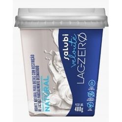 Iogurte SALUBI Natural Desnatado Zero Lactose 500g