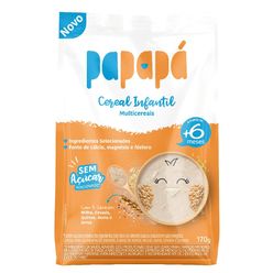 Cereal PAPAPÁ Infantil Multicereais Sem Açúcar 170g