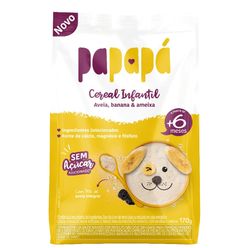 Cereal PAPAPÁ Infantil Aveia,Banana & Ameixa Sem Açúcar 170g