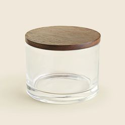Porta Algodão Wood - A\CASA