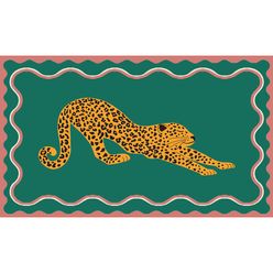 Capacho Leopard 60x40cm Fibra Natural - A\CASA