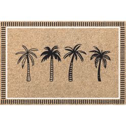 Capacho Palm Tree 60x40cm Fibra Natural - A\CASA