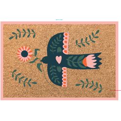 Capacho Bird 60x40cm Fibra Natural - A\CASA