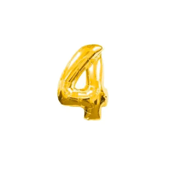Balão ALEGRIA Metalizado Dourado 40cm 10x01 N4