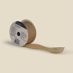 Rolo de Fita Gold Poliéster Gold 6cm x 9m - A\CASA