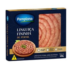 Linguiça Suína PAMPLONA Fininha de Pernil Refriada 400g