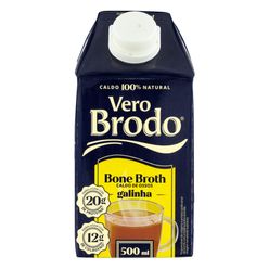 Caldo VERO BRODO Bone Broth Ossos de Galinha 500ml