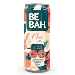 Chá BEBAH Preto Pêssego Zero Açúcares e Zero Glúten 350ml