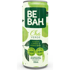 Chá BEBAH Verde Limão e Gengibre Zero Glúten e Zero Açúcares 350ml
