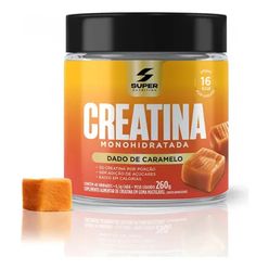 Creatina SUPER NUTRITION Monohidratada Caramelo Sem Adição de Açúcares 260g