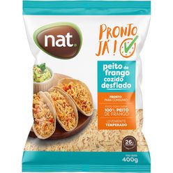 Peito de Frango NAT Desfiado Congelado 400g