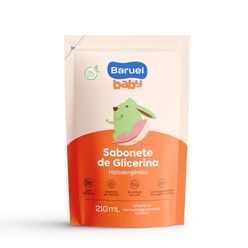 Sabonete Líquido BARUEL Baby com Glicerina Refil 210ml