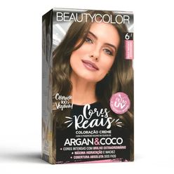 Coloração de Cabelo BEAUTYCOLOR Cores Reais Louro Escuro Acinzentado 6.1