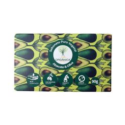 Sabonete Puro Vegetal ORGÂNICA Abacate & Oliva 90g