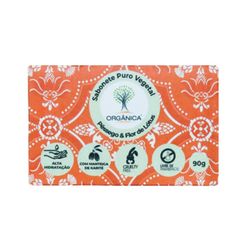 Sabonete Puro Vegetal ORGÂNICA Pêssego & Flor de Lótus 90g