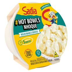 Nhoque de Batata SADIA Hot Bowls com Molho Branco Congelado 300g