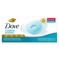 Sabonete DOVE Cuida & Protege Antibacteriano com 6 Unidades 90g cada Leve + Pague -