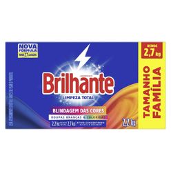 Sabão em Pó BRILHANTE Limpeza Total 2,2 kg
