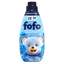 Amaciante de Roupa Concentrado FOFO Azul Tudão 1l