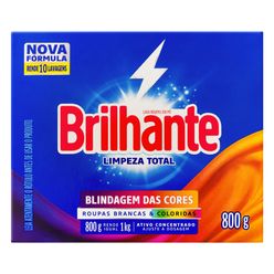 Lava Roupas em Pó Brilhante Limpeza Total 800g