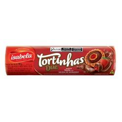 Biscoito ISABELA Due Tortinhas Trufa com Geleia de Morango 140g