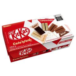 Chocolate NESTLÉ Kit Kat Celebreak Sortido Caixa 185,6g com 16 Unidades