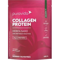 Suplemento alimentar PURAVIDA Collagen Protein Berries 450g