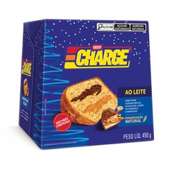Panettone NESTLÉ Charge Chocolate,Creme de Caramelo e Amendoim Fermentação Natural 450G