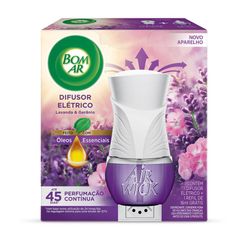 Difusor Elétrico BOM AR Lavanda e Gerânio Aparelho + Refil 16ml