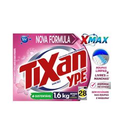Lava Roupas em Pó Tixan YPÊ Maciez 1,6Kg