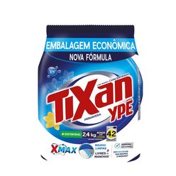 Lava-Roupas Pó Tixan YPÊ - Primavera - 2,4Kg Sachê - Rende 33 Lavagens