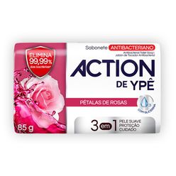 Sabonete Antibacteriano Action de YPÊ Pétalas de Rosas 85g